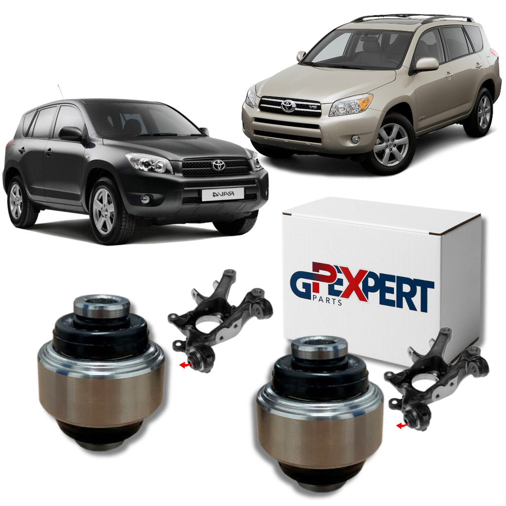PAR BUCHA MANGA EIXO DA SUSPENSÃO TRASEIRA RAV4 2006 A 2012