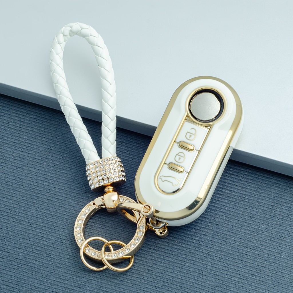 Capa Macia De TPU Para Chave Fiat 500 , Brava , Bravo , Doblo , Ducato , Fiorino , Punto , Panda , Palio