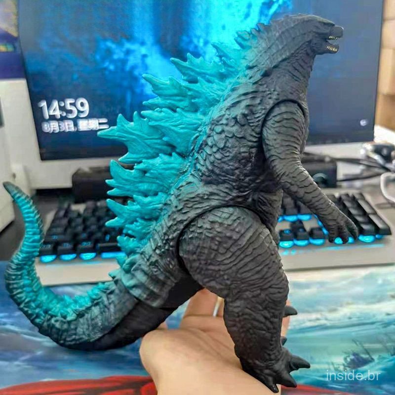 [Brinquedo] Monstro Godzilla Grande de Plástico Macio Modelo de Brinquedo Ultraman Figura de Ação Boneca Infantil Móvel em Oferta na Shopee