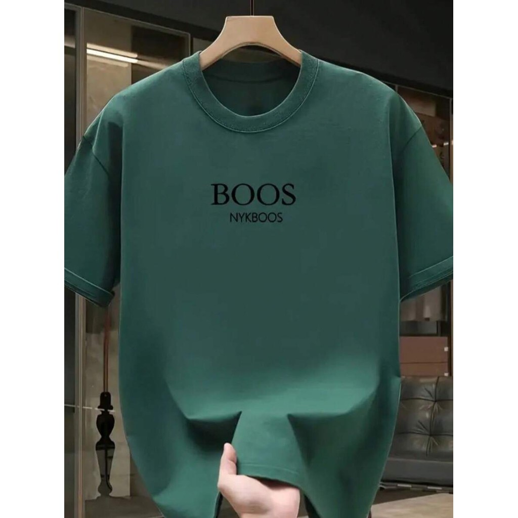 Camisa Masculina Algodão 100% 30.1 Básica Plus Size Verão Camiseta Estampada Casual Rolê Plus Size