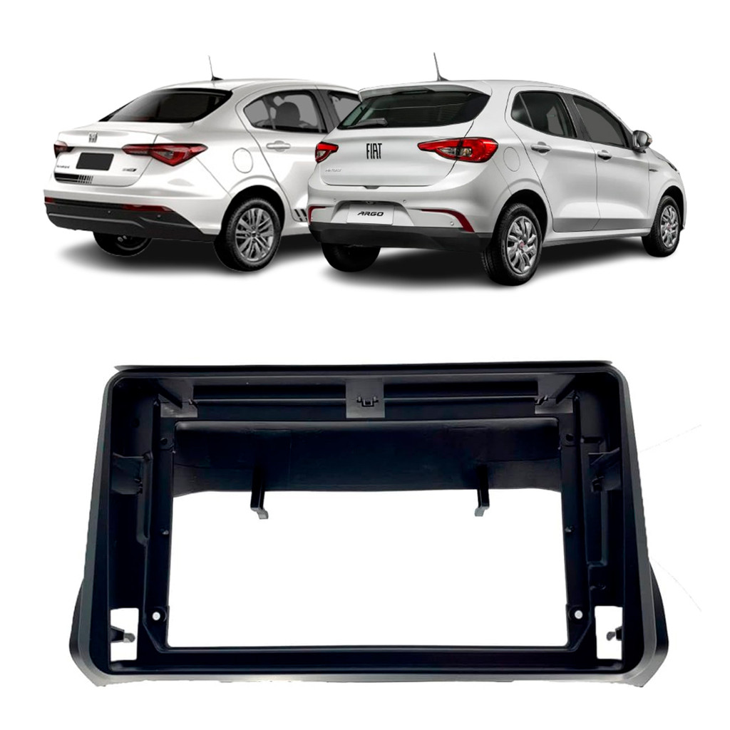 Moldura 2 Din Fiat Argo/cronos 2018- 9 Pol Expex Epx9ft006