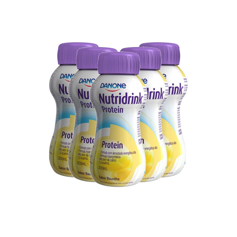 Kit 5 Nutridrink Protein Baunilha 200ml em Oferta na Shopee