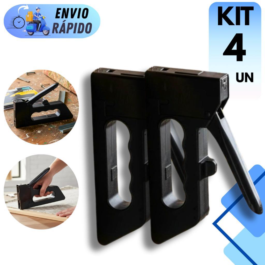 KIT 4 GRAMPEADOR PARA TAPECARIA BANCO REVESTIMENTO COURO TECIDO SOFA