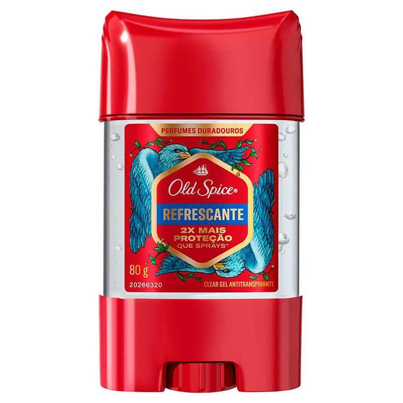 Gel Antitranspirante Old Spice Refrescante Stick 80g em Oferta na Shopee