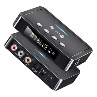Receptor Transmissor De Áudio Bluetooth 5.0 Nfc Com Cabo Rca