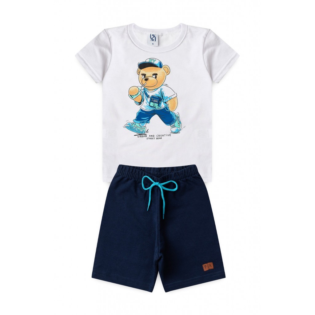 Conjunto Infantil Masculino Urbano E Criativo em Oferta na Shopee