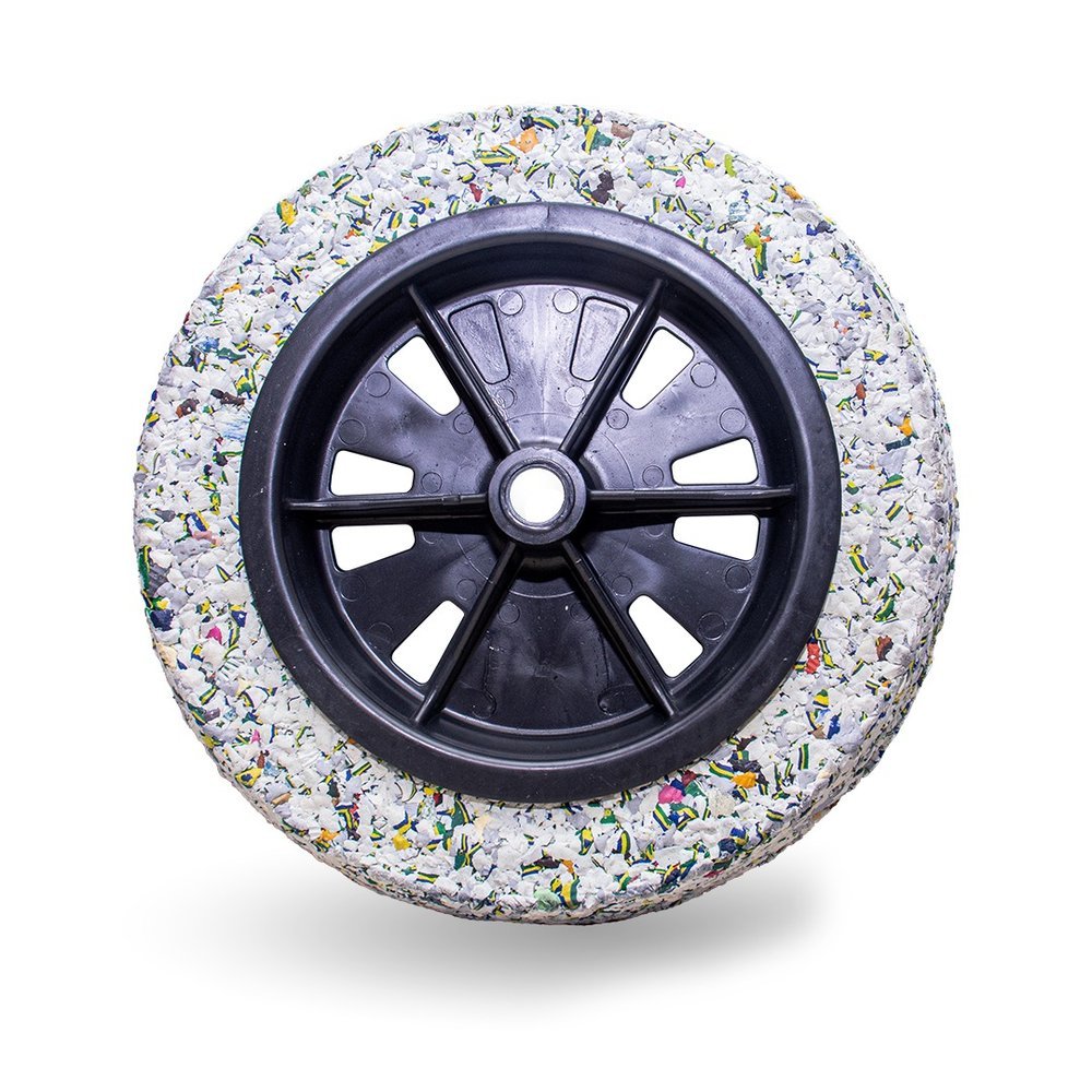 Pneu Carrinho De Mão Não Fura Maciço Completo FORCE 3.25 x 8 x 1" (26MM) - LINHA LEVE