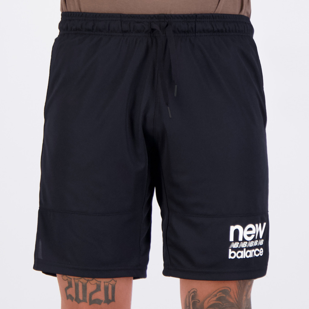 Bermuda New Balance Graphic 9 Preta