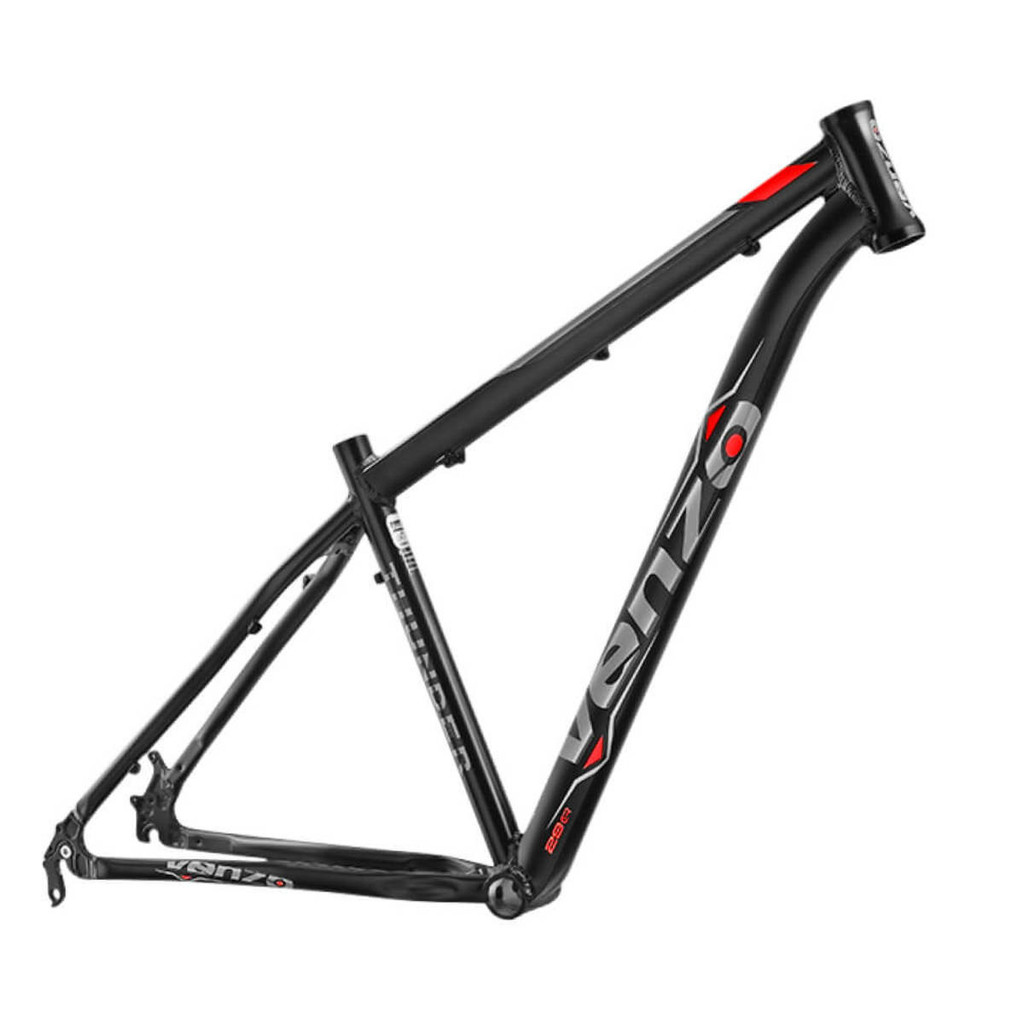 Quadro Bicicleta Alumínio Aro 29 Thunder Pto/Verm. - Venzo