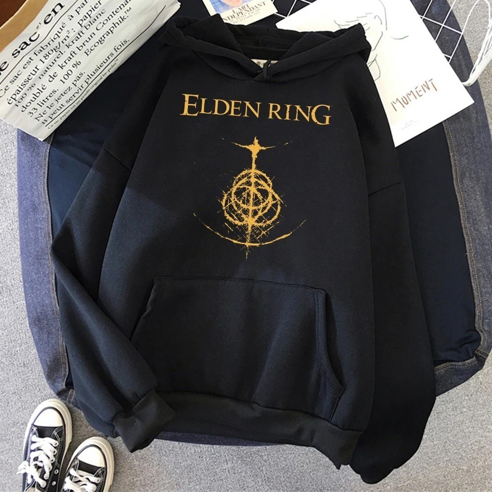 MOLETOM Elden Ring , Dark Essential Print Clothing Cartoons Casual Sportshirt Pullover Streetwear Promoção Envio Rápido