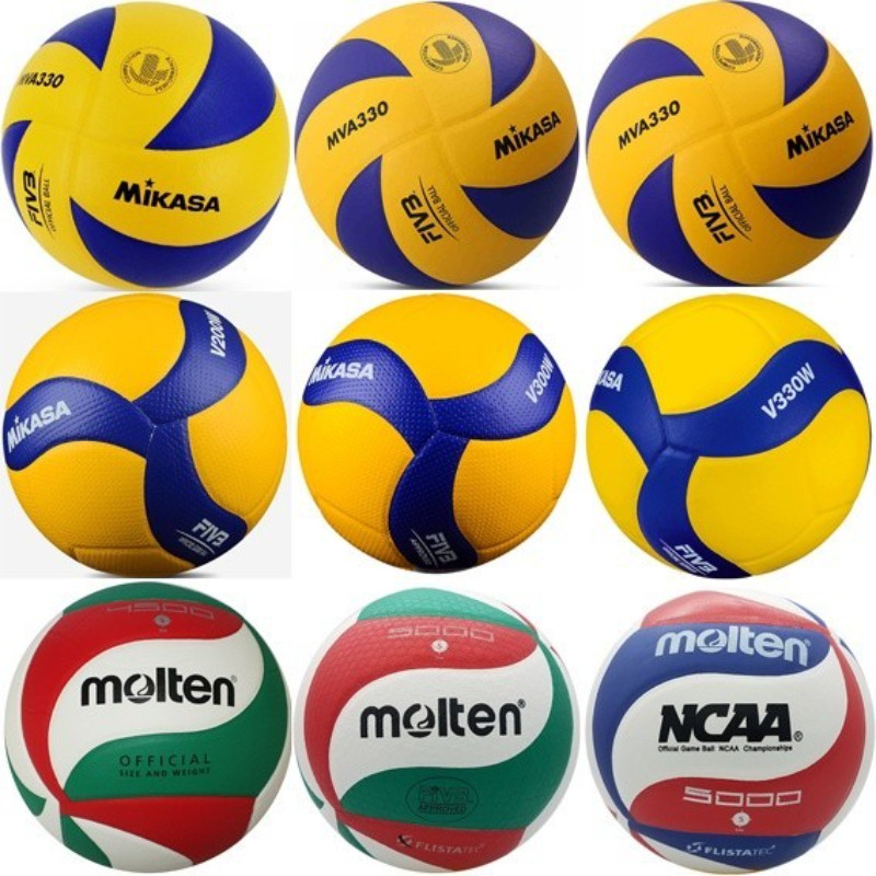 Mikasa Voleibol Adulto Tamanho 5 Bola Padrão Oficial Para Competições Internacionais Material PU Duro V300W/V200W