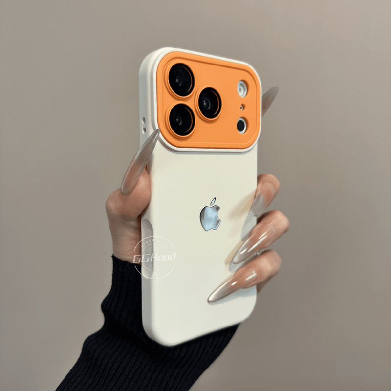 Nova Capa De Silicone Fashion Para iPhone 17 16 15 14 13 12 11 Pro Max Com Traseira De Veludo Embutida em Oferta na Shopee