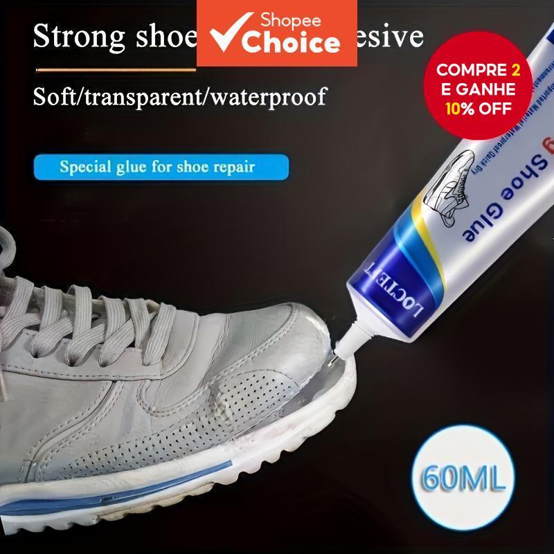 Novo Trendy 1pc Cola Universal Forte para Calçados - Adesivo Impermeável para Reparos Rápidos em Calçados