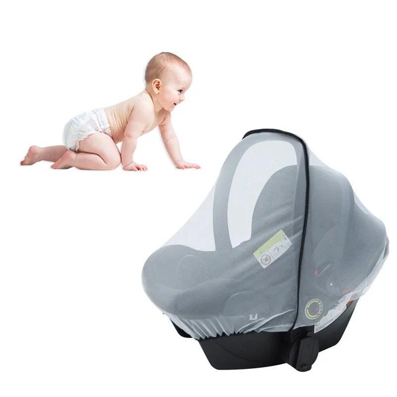 Rede Mosquiteira para Cadeira de Carro de Bebê, Carrinho de Bebê, Mosquiteiro para Carrinho de Recém-Nascido, Capa para
