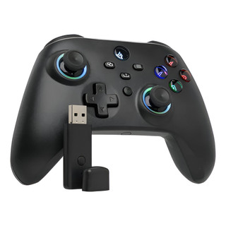 Controle Compatível Xbox One Séries Pc Led Sem Fio KNUP KP-GM035 Preto