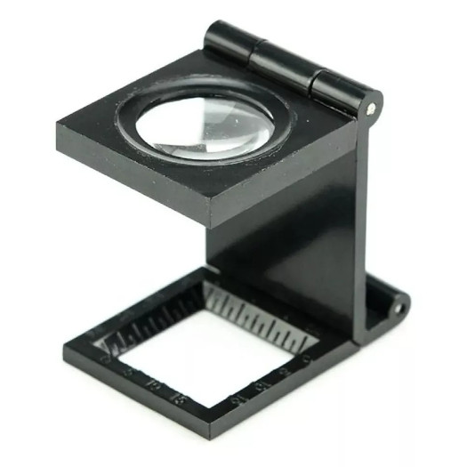 Lupa Conta Fios Gráfica 20X Design Moda Têxtil Tecido Inspeção Teste Ouro em Oferta na Shopee