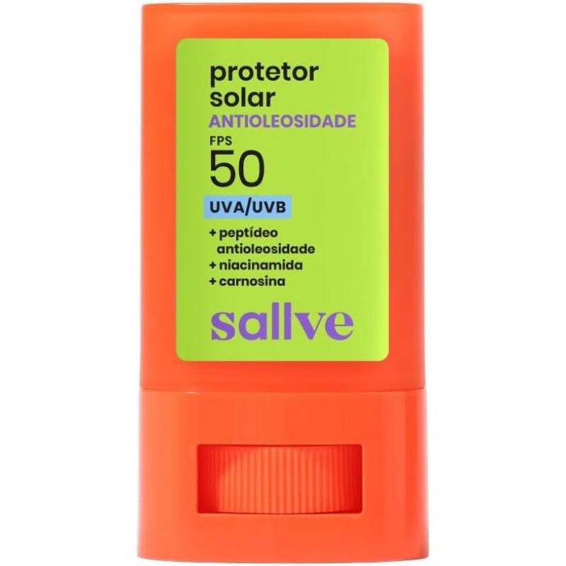 Sallve Protetor Solar Stick Anti-Óleo FPS50 15g