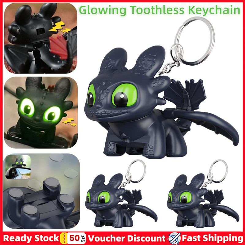 2 Peças Chaveiro Criativo Brilhante Desdentado Olhos Engraçados Brinquedos Brilhantes Asas Flutter Saco Pingente Decoraç em Oferta na Shopee