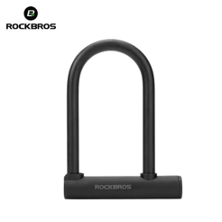 ROCKBROS Bloqueio De Bicicleta À Prova Dwaterproof Água Resistente Ao Desgaste U-Lock Com Suporte Engrossado Segurança A