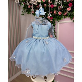 Vestido Tematico Frozen Menina Infantil Festa Formatura Fantasia Aniversário Daminha em Oferta na Shopee