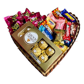 Cesta Coração Natal | Dia dos Namorados | Aniversário | Dia das crianças em Oferta na Shopee