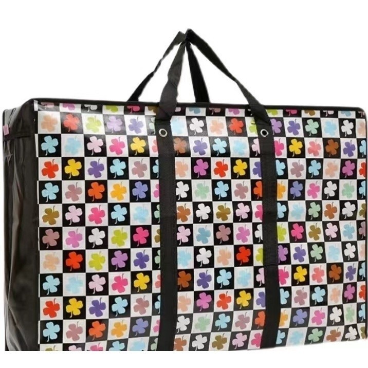 Sacolão Bolsa Impermeável com Zíper Kit 2 unidades – Ideal para Sacoleira e Compras no Atacado