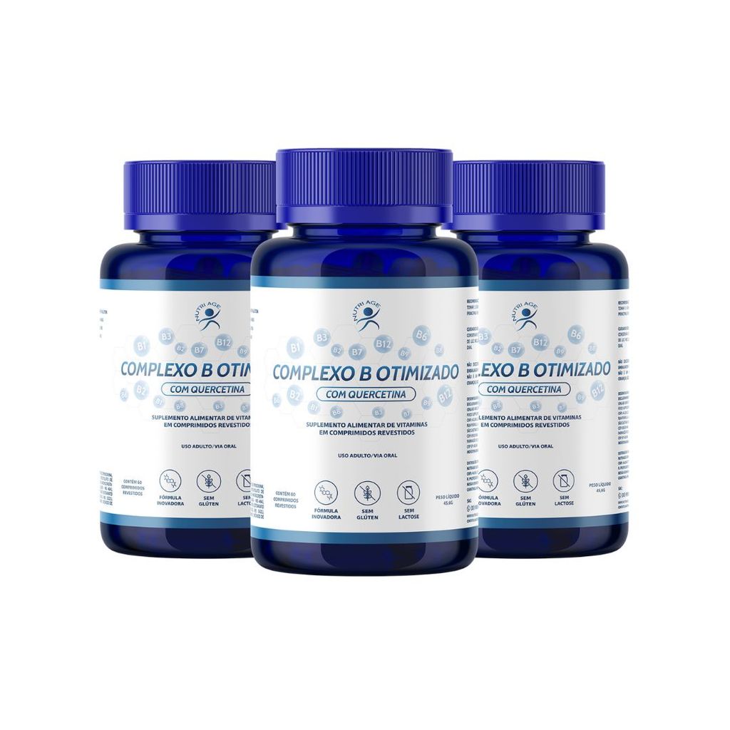 Complexo B Otimizado Com Quercetina 180 Cap Nutriage