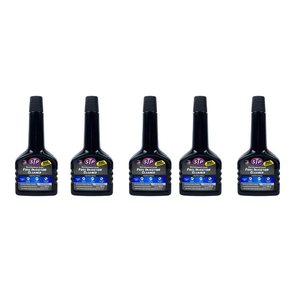 Kit 5 Aditivo Limpa Bico Injetores Superconcentrado Stp