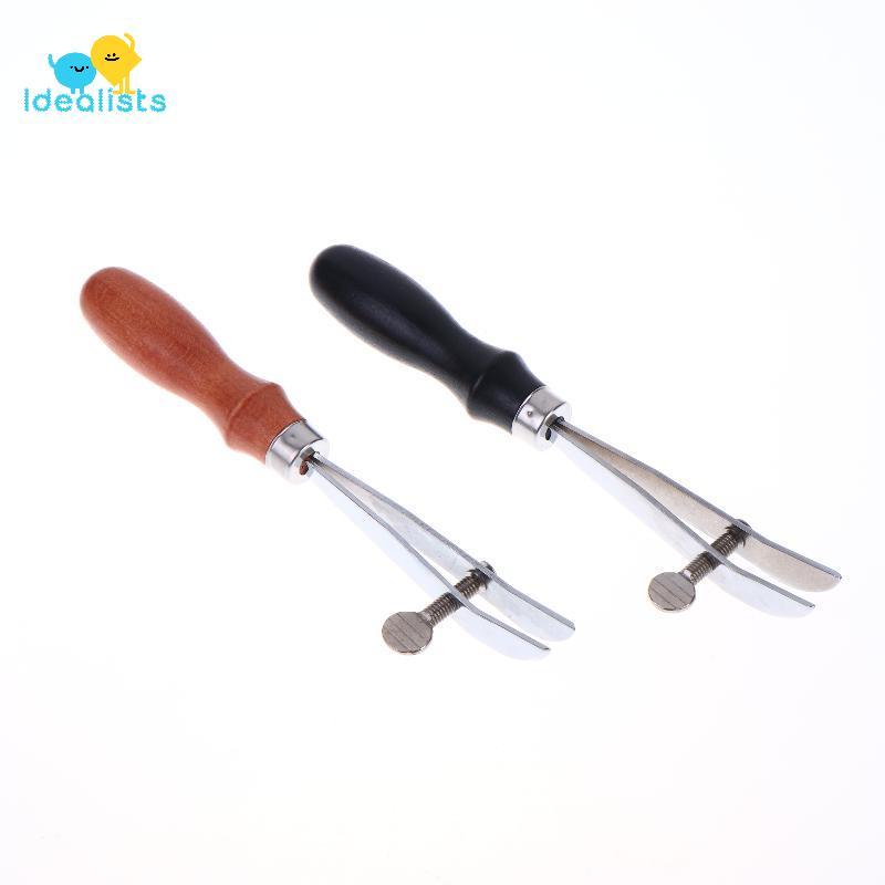 Idealistas Alça De Madeira Ajustável 0 A 10mm Couro Creaser Edger Para Carteiras De Profissional Sacos Sapatos Reparação