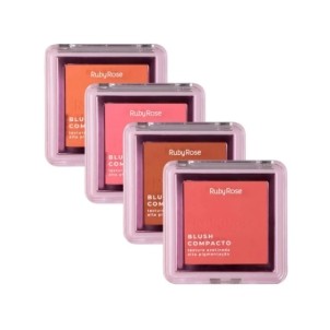 Blush Compacto textura acetinada - Ruby Rose