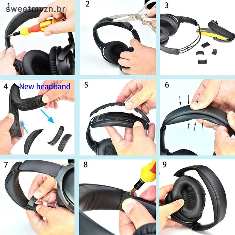 sweetmvzn Substituição De Feixe De Fone De Ouvido Para Quietfort 25 (QC25) AE2 Peças De Almofada Acessório BR