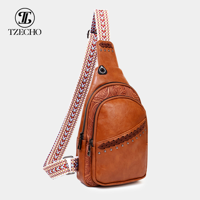 [Novo produto] Bolsa de costura Bolsa mensageiro Bolsa de peito feminina Bolsa feminina Bolsa de ombro Costura [Venda qu
