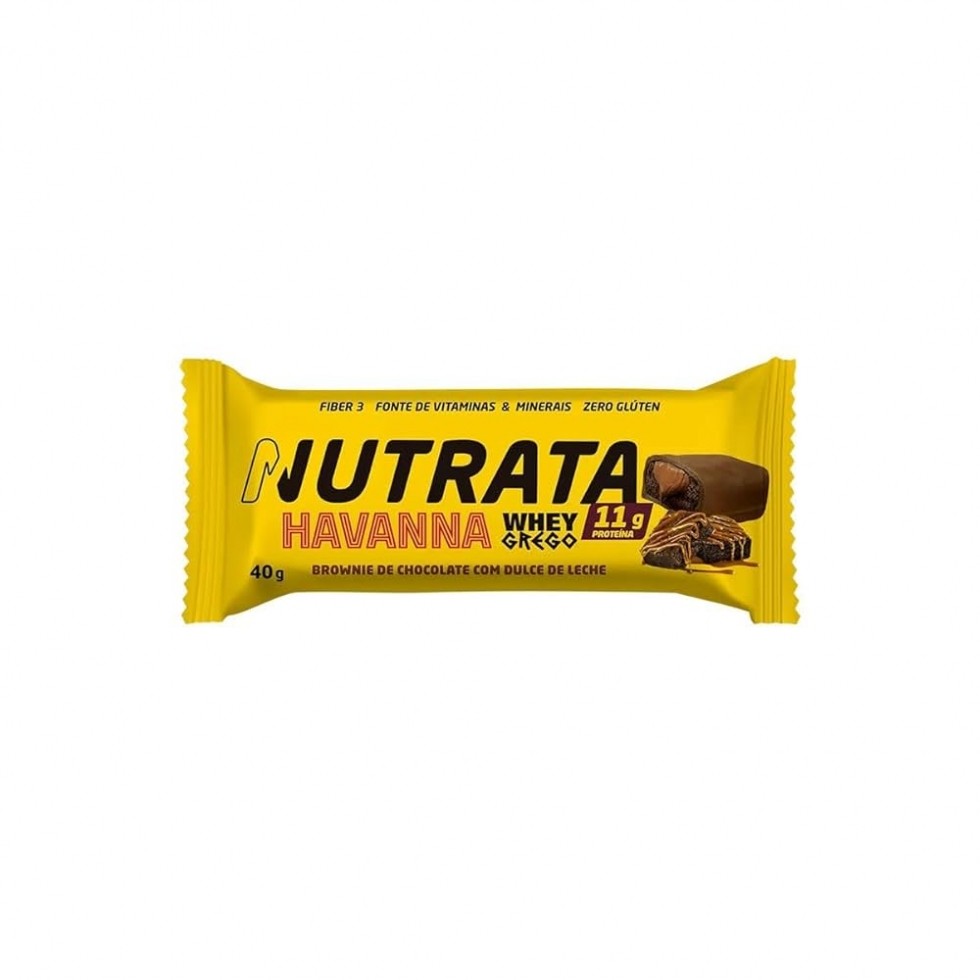 Whey Grego Bar Havanna (40g) - Sabor: Brownie de Choc. com Dulce de Leche