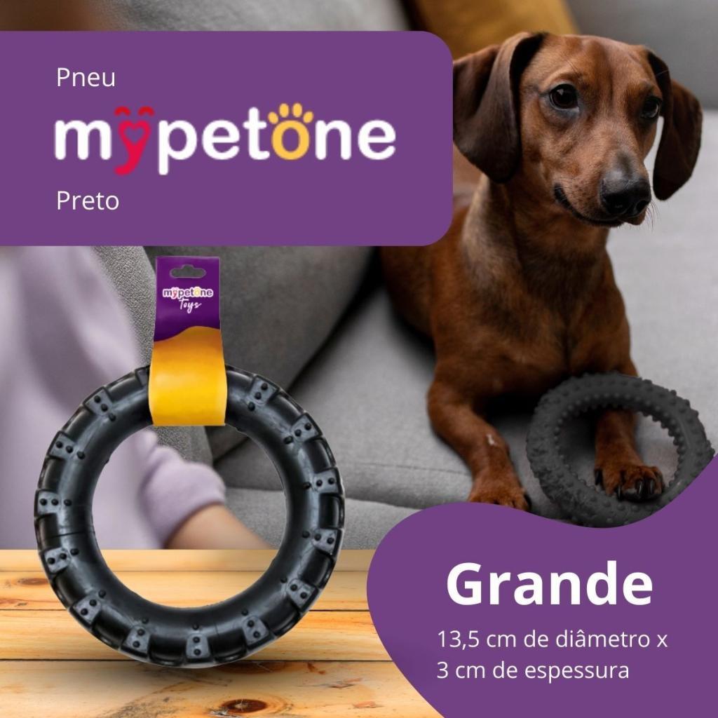 Pneu Brinquedo Big Mypetone - Preto