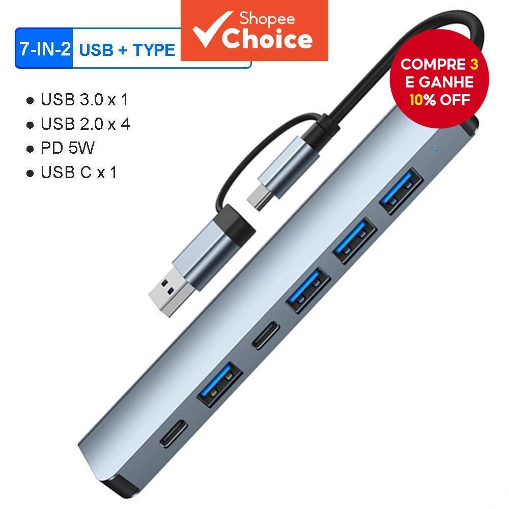 Usb 3 0 7 Port Hub: Onde Comprar | BuscaProdutos