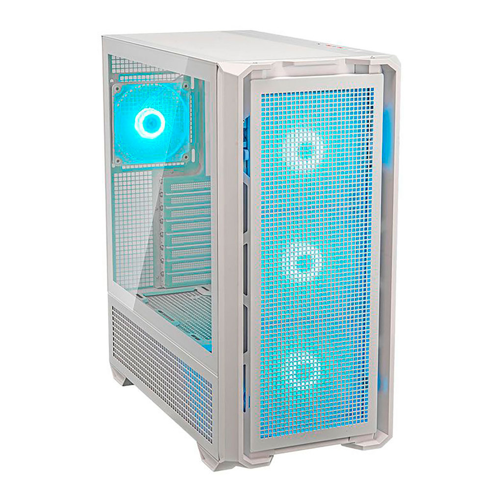 Gabinete Gamer Cougar, MX600, RGB, Lateral de Vidro, Full-Tower, 4x Fans, White - 3857C90.0002