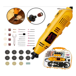 Mini Retífica Elétrica 110v 130w Maleta Com 204 Acessórios 60 130 W