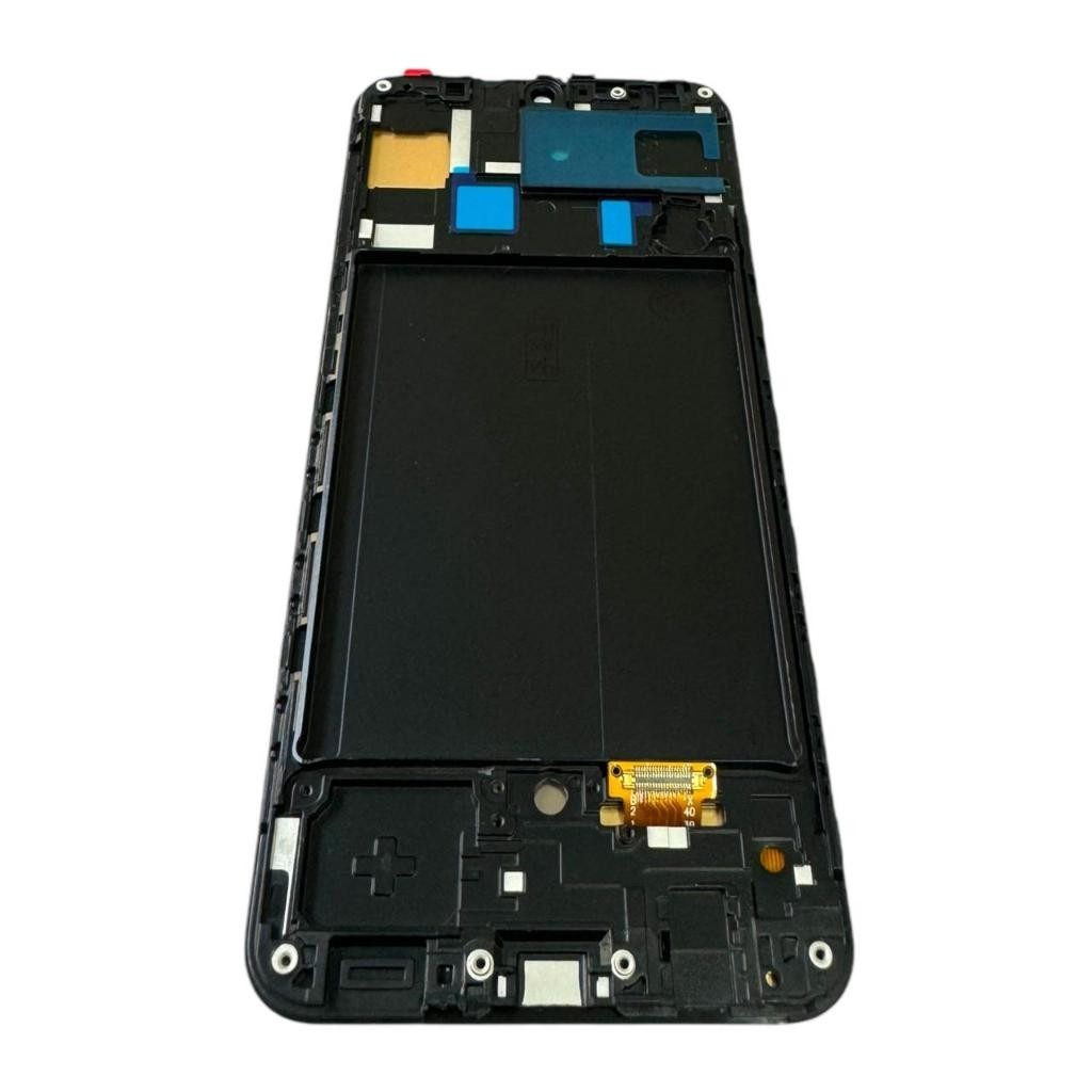Frontal Tela Display C/aro A50 A505 Original Oled Biometria + Pel 3d