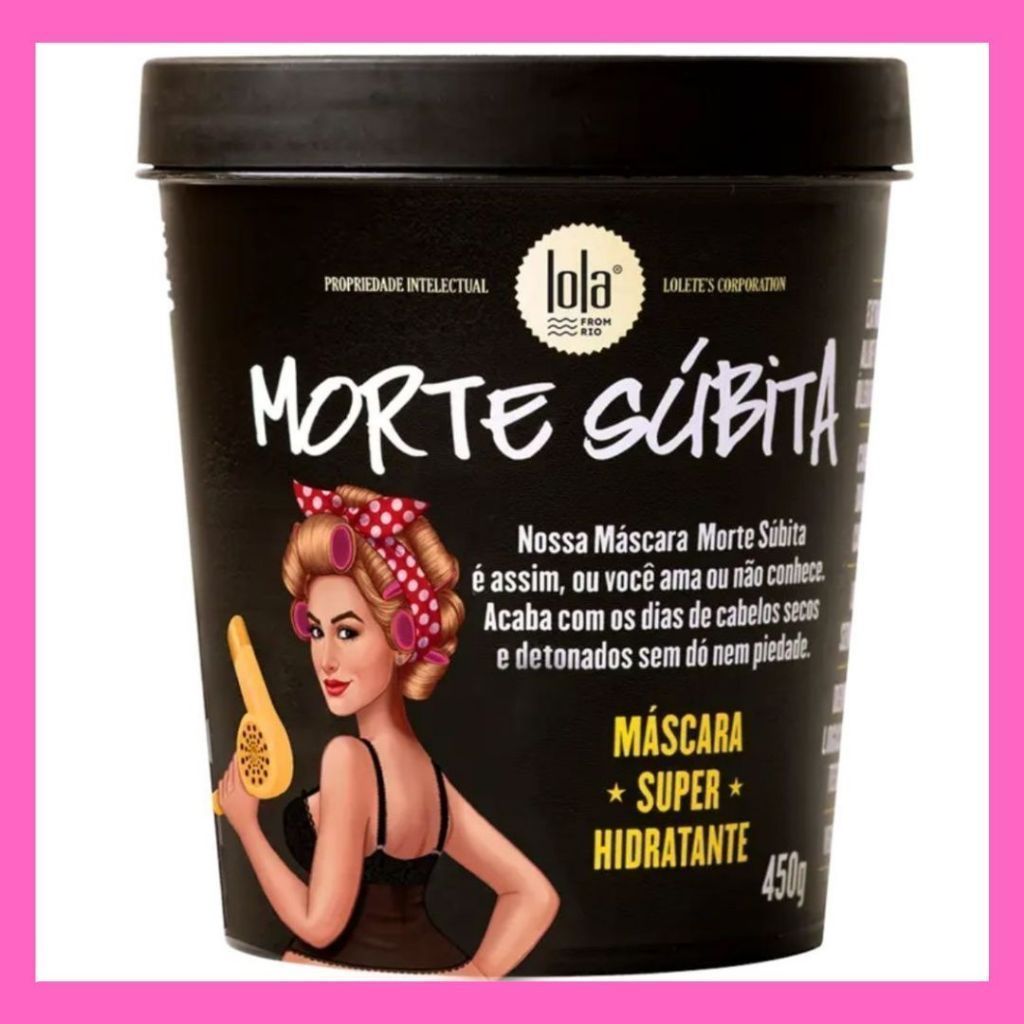 Máscara Tratamento Lola Morte Subita 450g - Lola Cosmetics em Oferta na Shopee