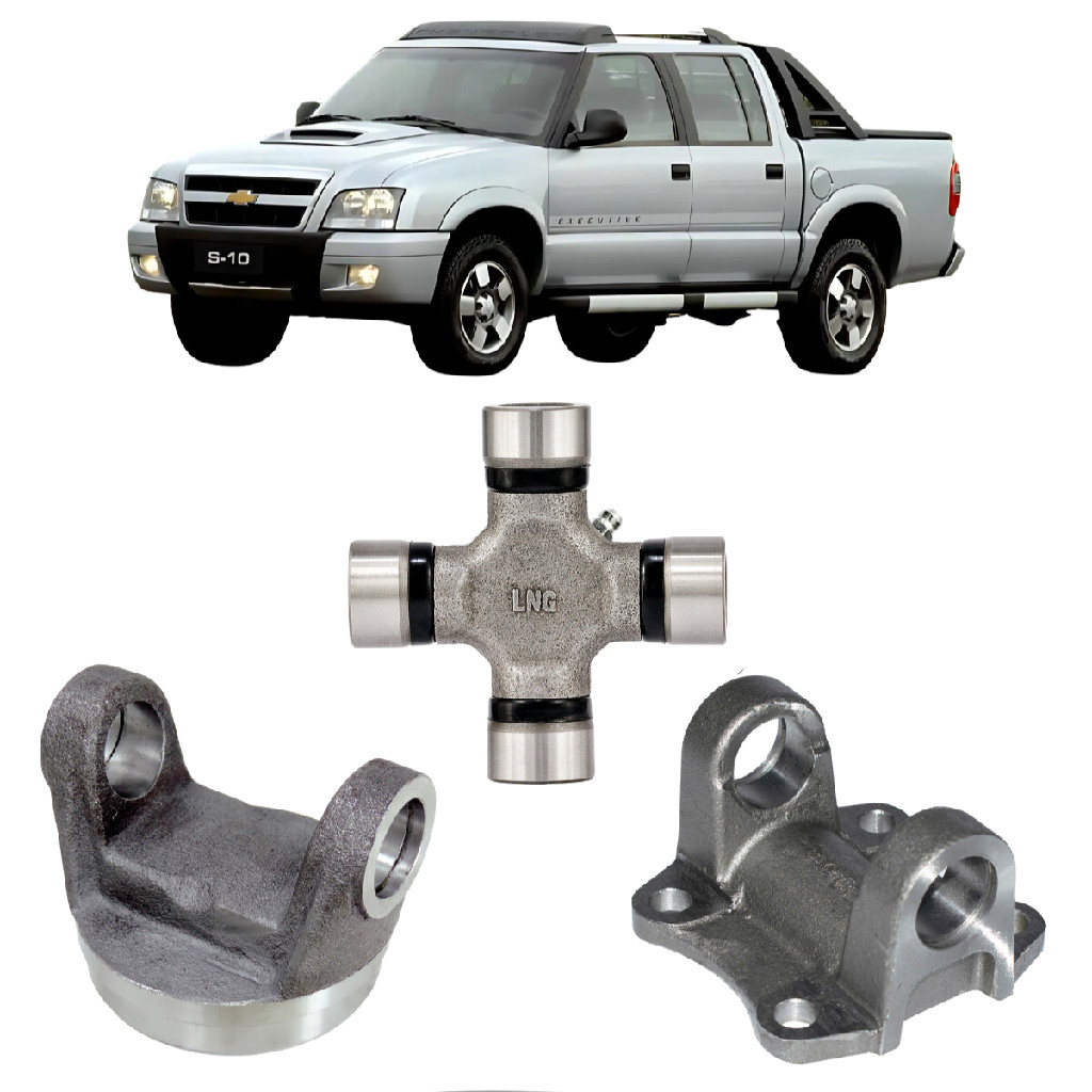 Kit Trocar Cruzeta Cardan S10 (1998 A 2012) Lado Diferencial