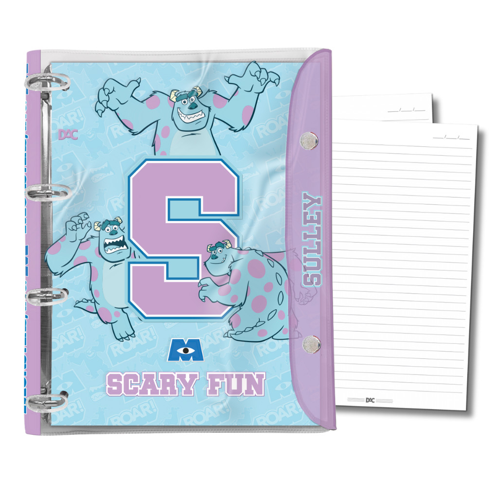 Fichário Universitário PVC Cristal 10 Divisórias Monstros SA 192 fls - DAC em Oferta na Shopee