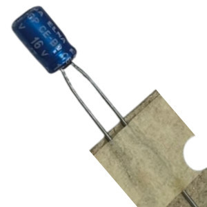 KIT COM 26 PEÇAS - CAPACITOR ELETROLITICO BIPOLAR 0,47UF 16V RADIAL 4X8MM ELNA