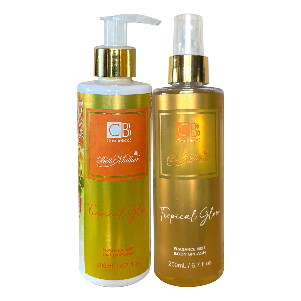 Kit Tropical Glow Cbb Cosméticos Hidratante Corporal E Body