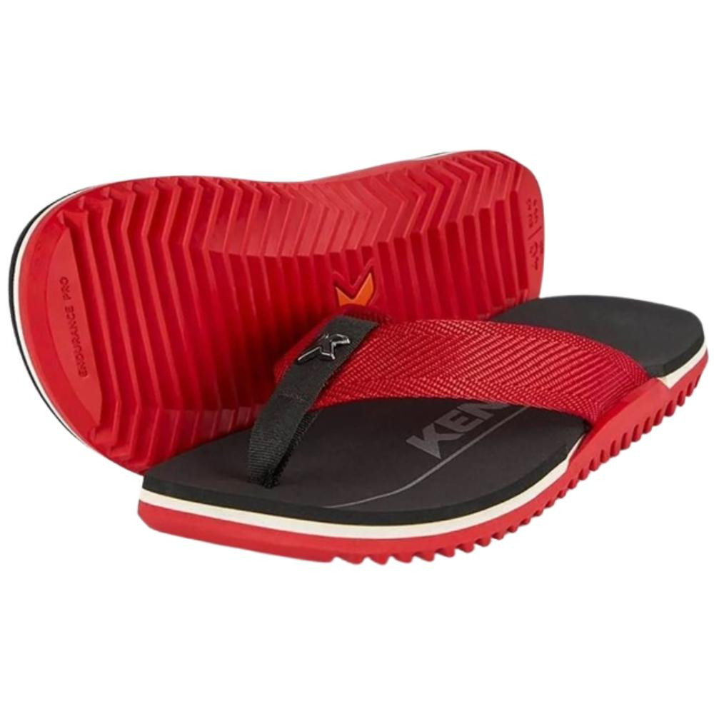 Sandália Kenner Nk6 Pro Poliéster Vermelho/Preto Masculino