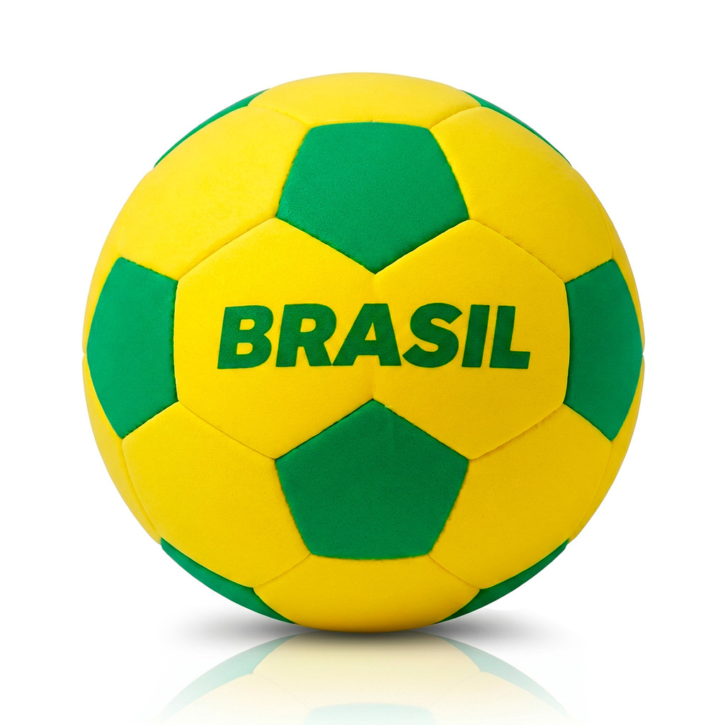 Bola De Futebol Infantil Do Brasil EVA Leve Copa Do Mundo - Líder Brinquedos
