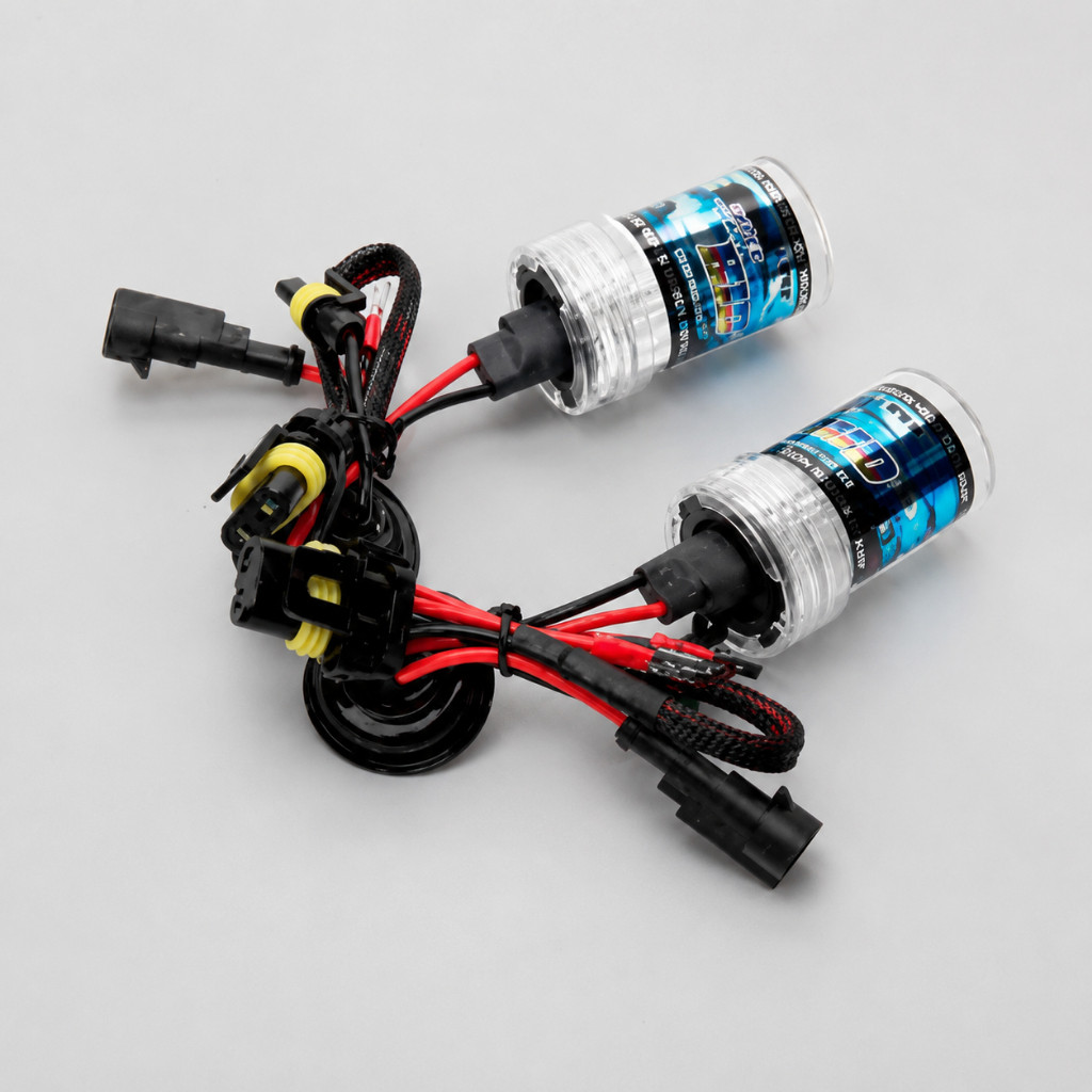 Kit Lâmpada Xenon Automotiva H8 12v  HID Farol Carro Luz Branca Completo 8000K