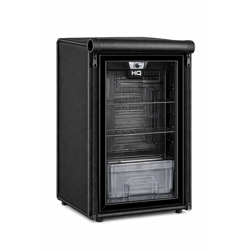 Capa Para Frigobar Expositor HQ 95L -HQ-95FBPV -Corino Preto
