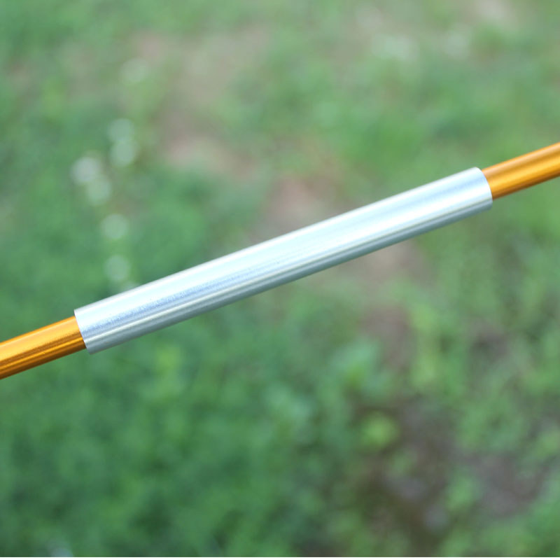 Tubo de reparo de liga de alumínio para barraca de 11 mm Haste de alumínio para reparo de haste de barraca