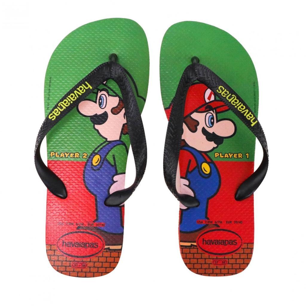 Chinelo Havaianas Infantil Super Mario Bros (27/28) Oficial