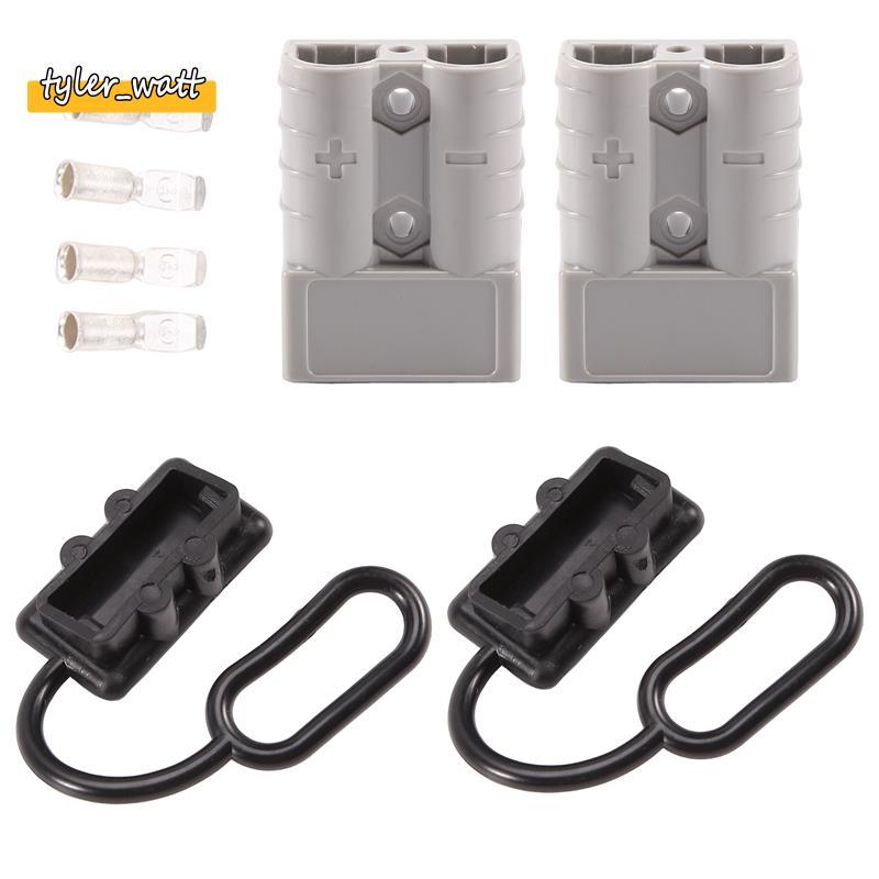 Plugue De Chicote De Conexão De Bateria 50A 1/0 AWG Conector De Guincho Desconexão Rápida Para Empilhadeira De Reboque U